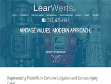 Tablet Screenshot of learwerts.com